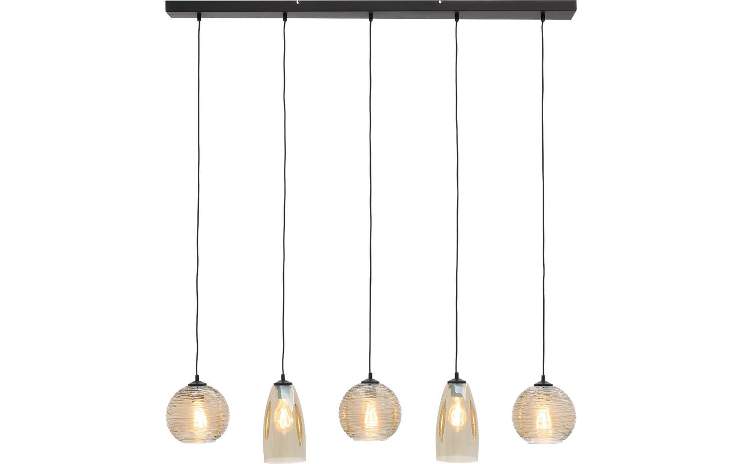 Goossens Hanglamp Soleil, Hanglamp met 5 lichtpunten - 8718121288697
