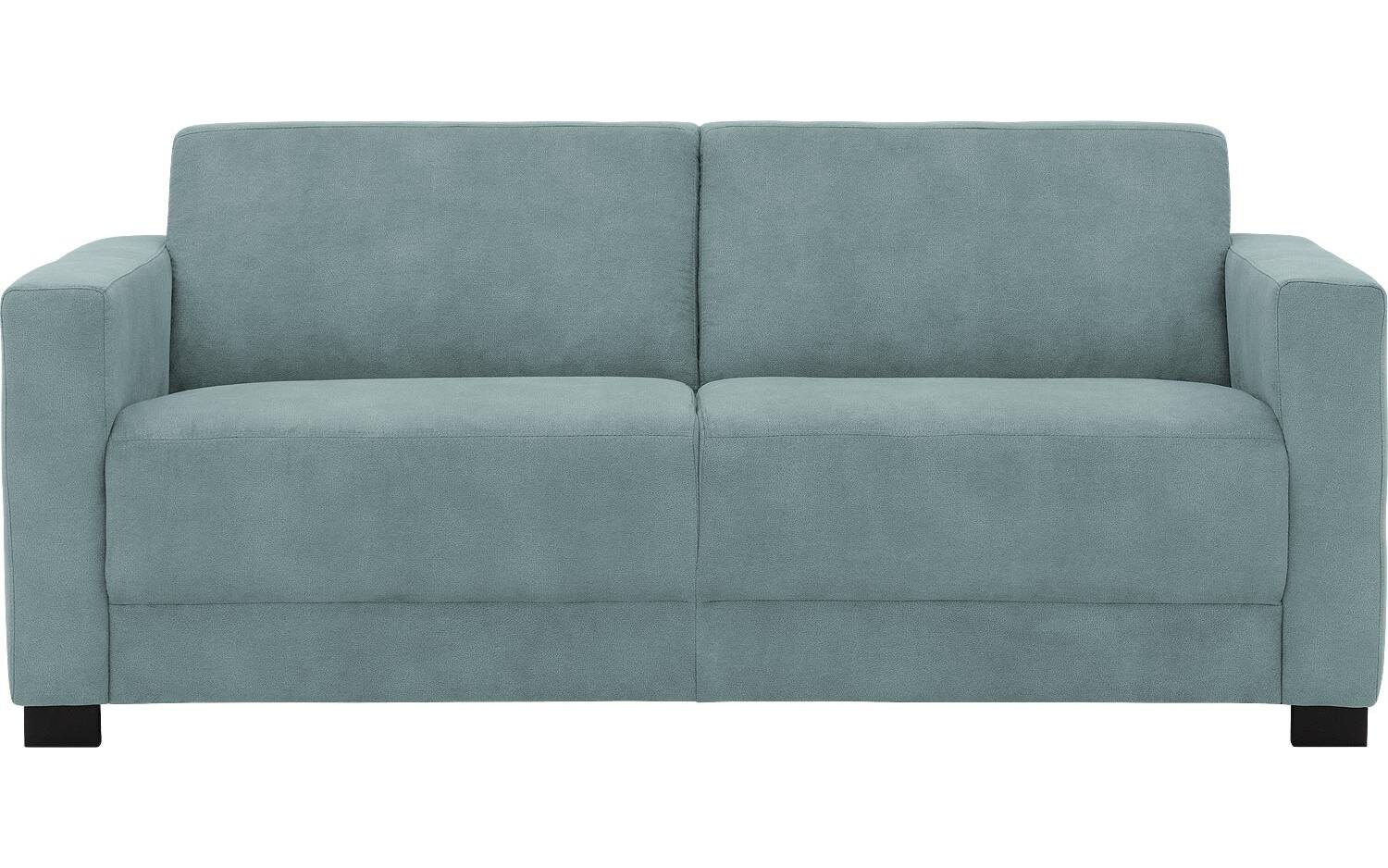 Goossens Bank My Style blauw, microvezel, 2,5-zits, stijlvol landelijk - 8718823227376