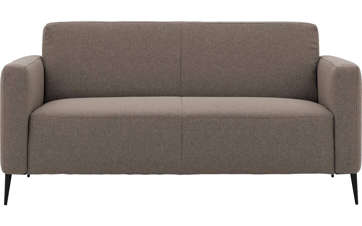 Goossens Bank Key West bruin, stof, 2,5-zits, modern design - 8718823068658