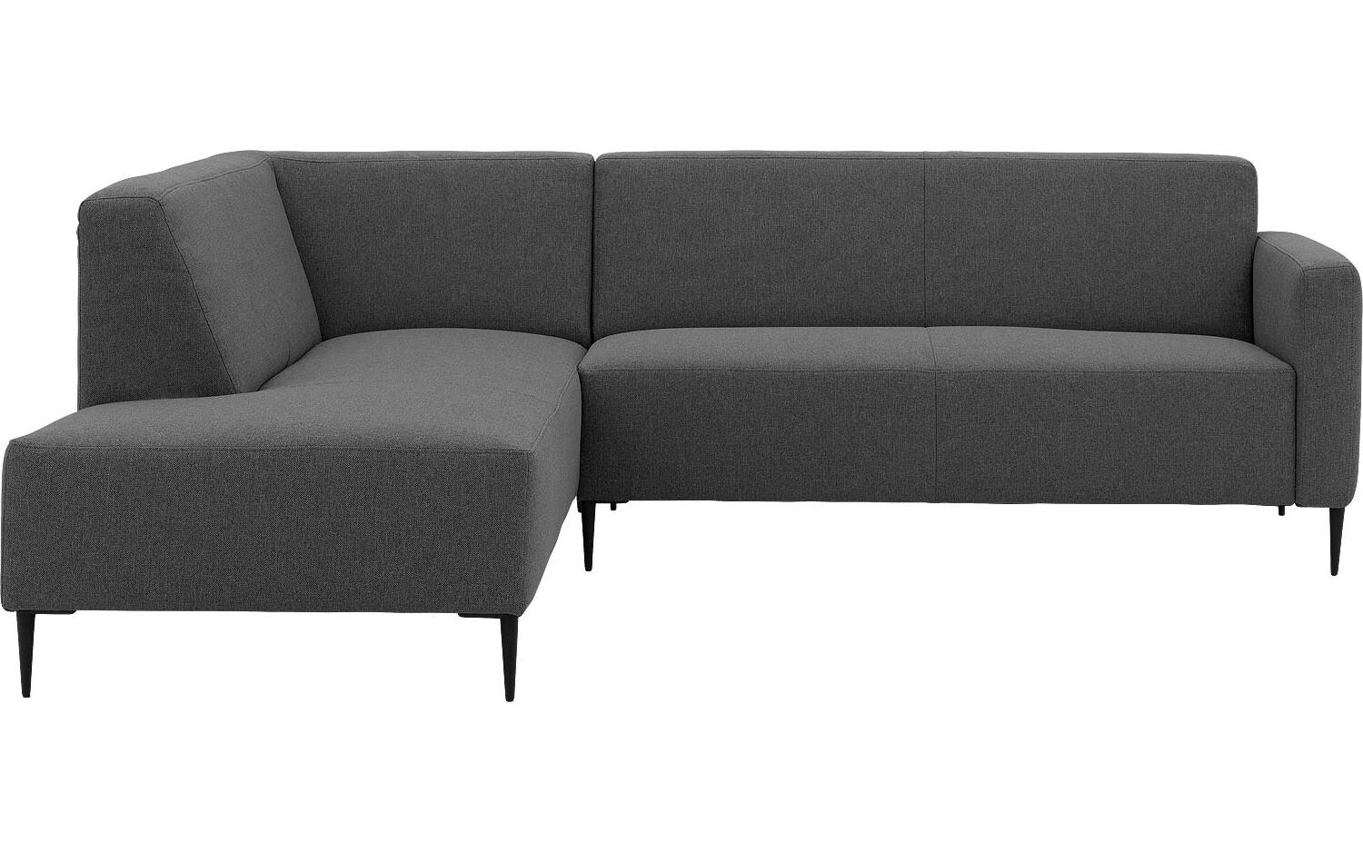 Goossens Bank Key West grijs, stof, 2,5-zits, modern design met ligelement links - 8718823235937