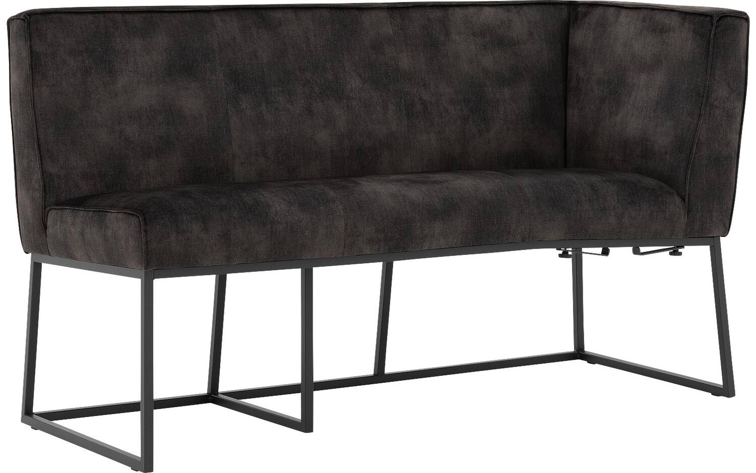 Goossens Excellent Eetkamerbank Tom, 150 cm breed met hoek voorstaand rechts - 8718823230291