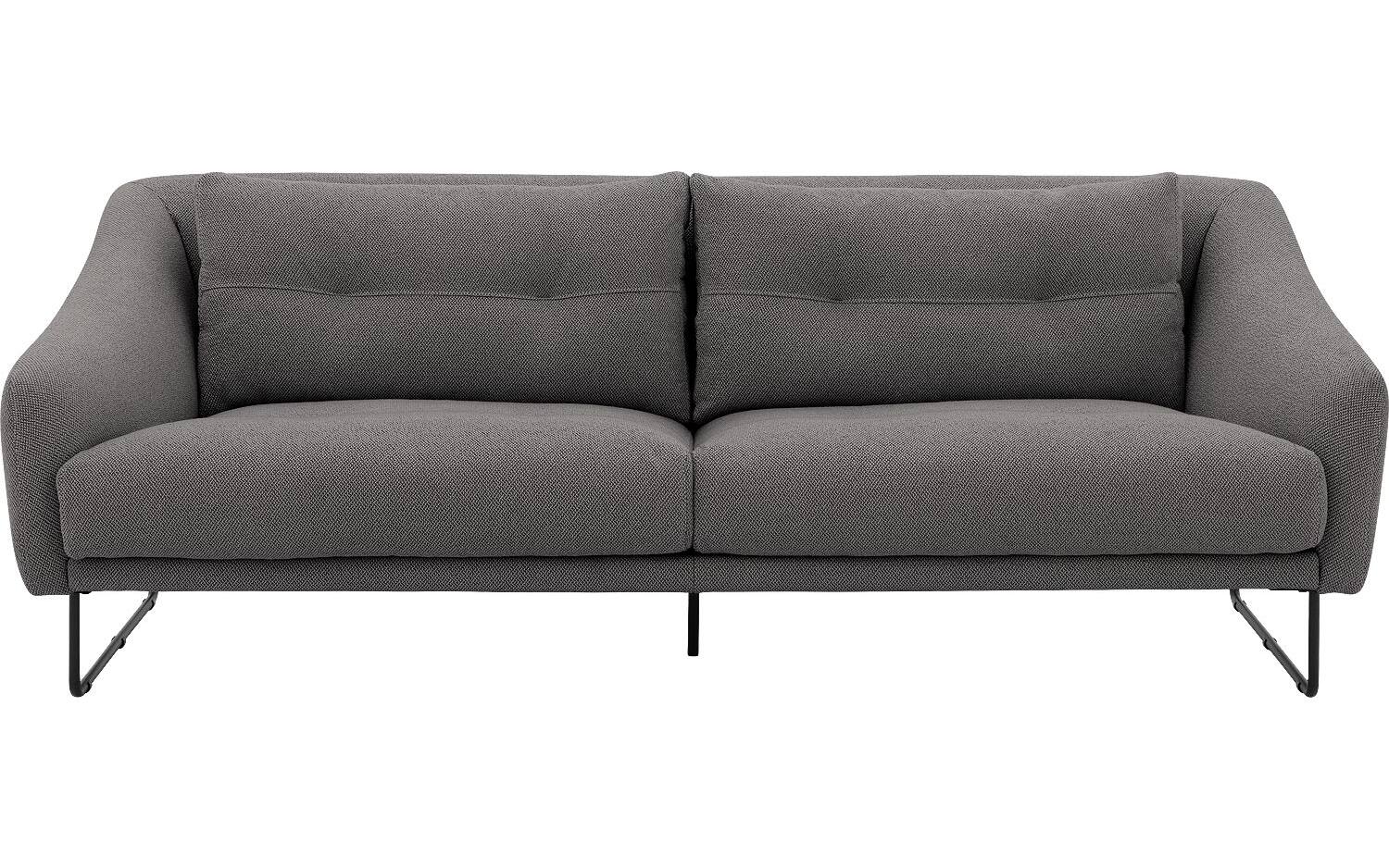 Goossens Excellent Bank Gs-2105 grijs, stof, 3-zits, elegant chic - 8718823229486