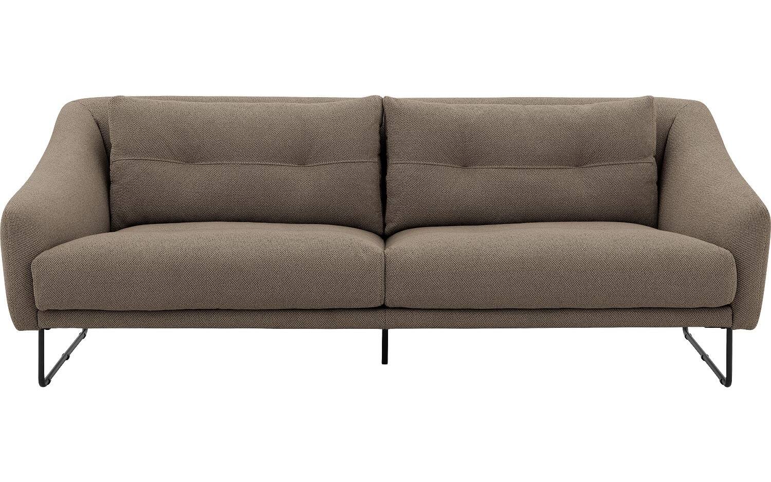 Goossens Excellent Bank Gs-2105 bruin, stof, 3-zits, elegant chic - 8718823229479