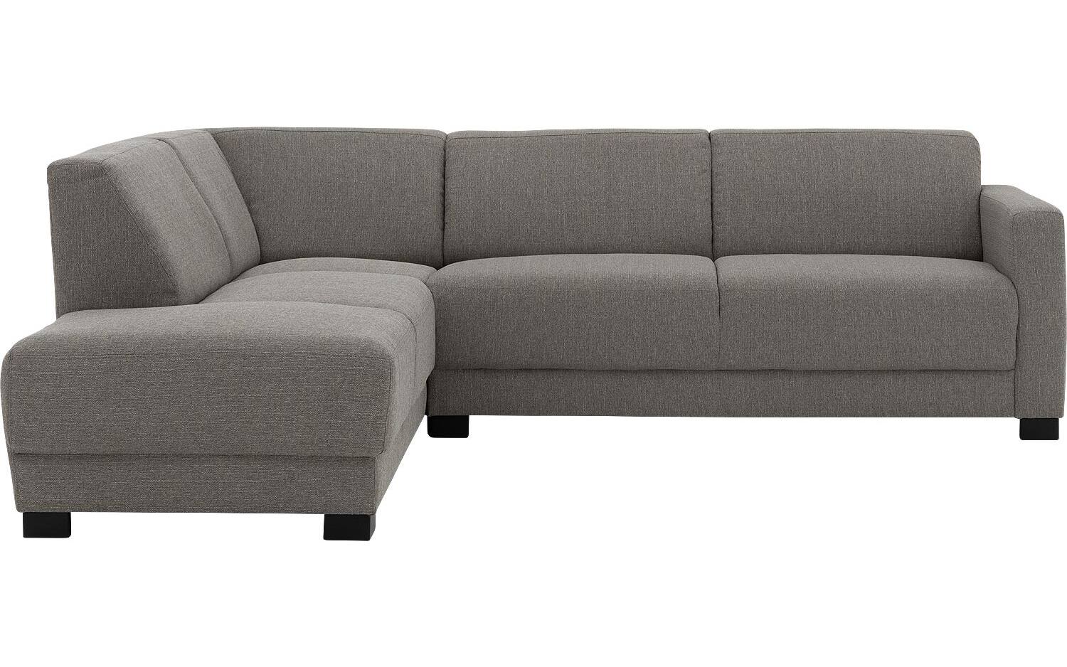 Goossens Bank My Style grijs, stof, 2,5-zits, stijlvol landelijk met ligelement links - 8718823232745