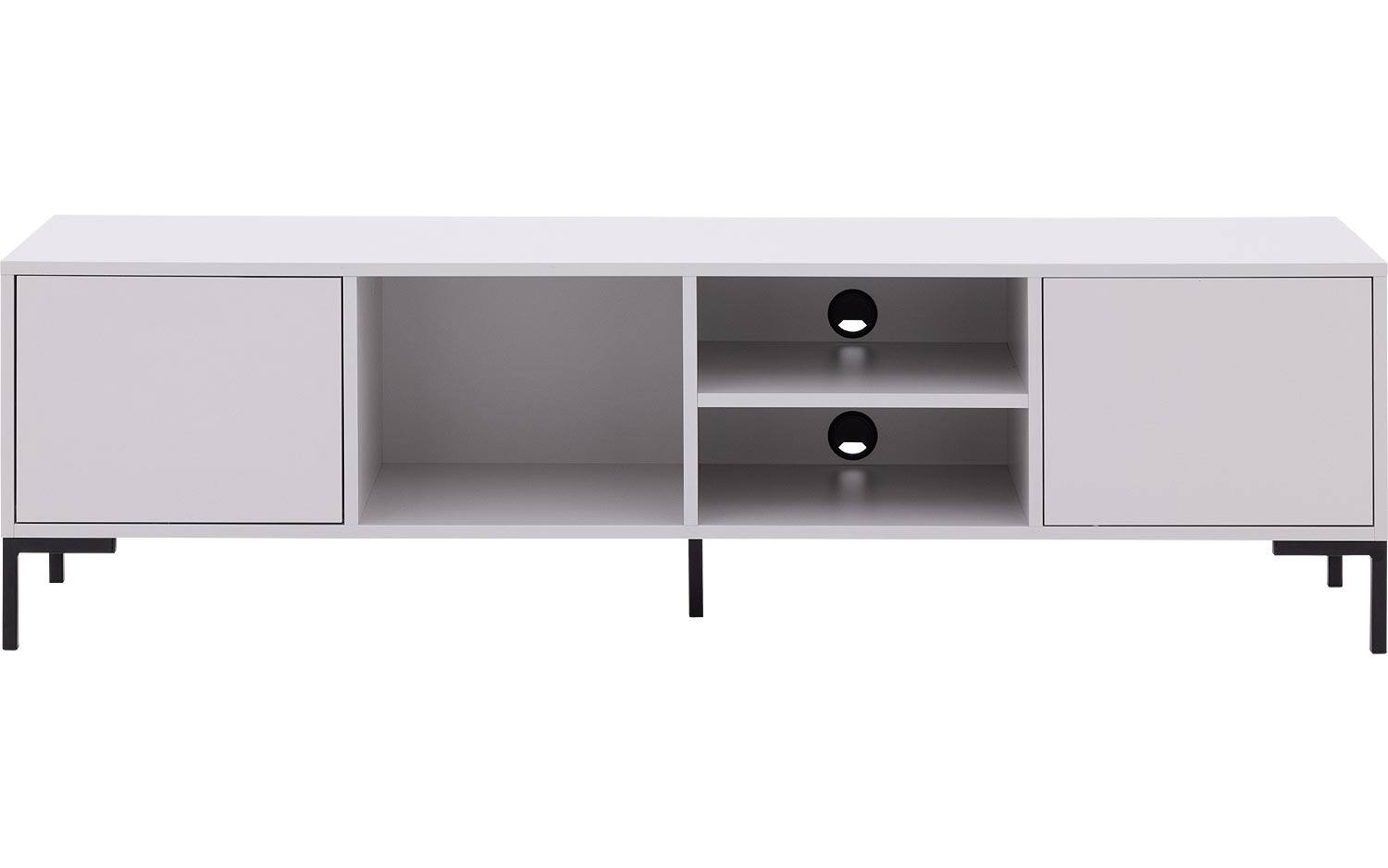 Goossens Basic Tv Meubel Madrid, 2 deuren 3 open vakken - 8718823246148