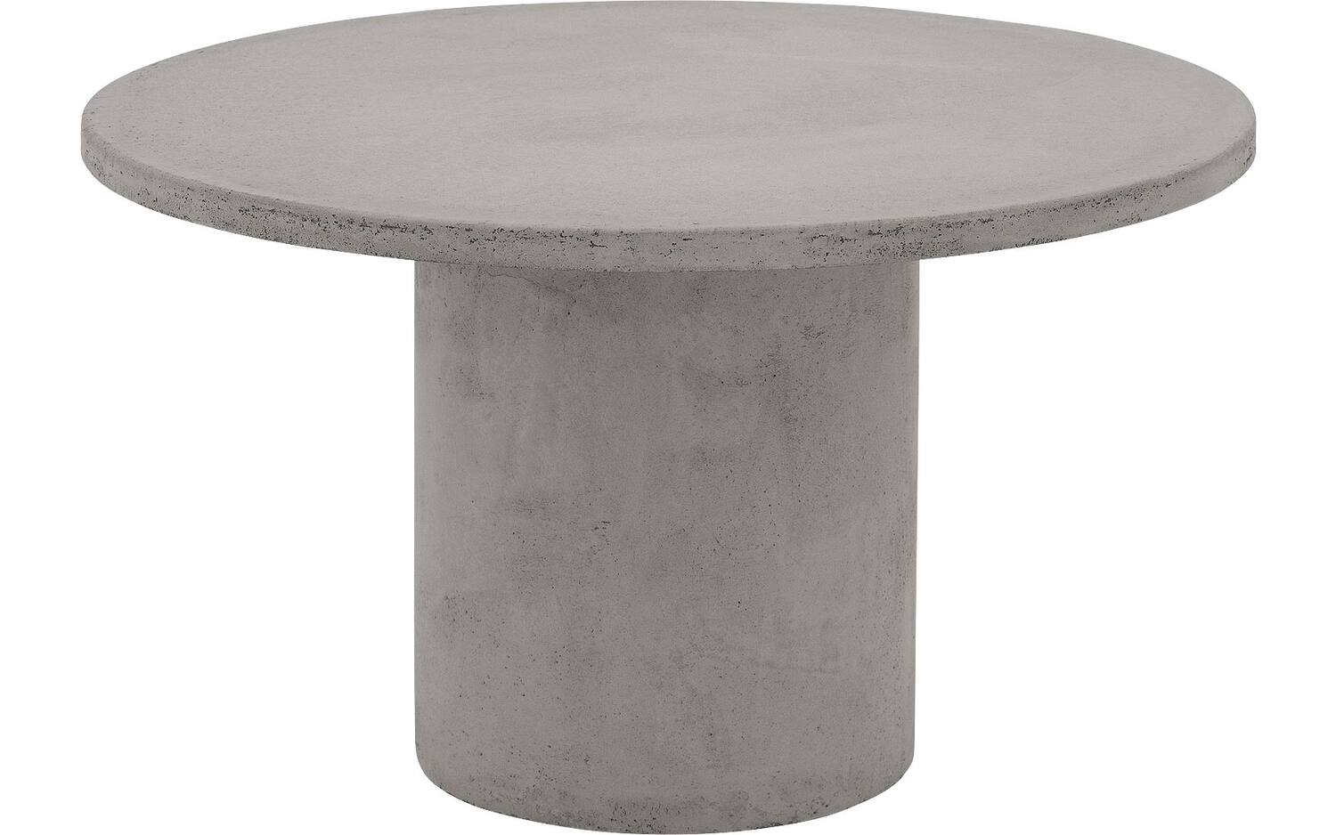 Goossens Salontafel Stone rond, beton grijs, urban industrieel, 70 x 40 x 70 cm - 8718823255126