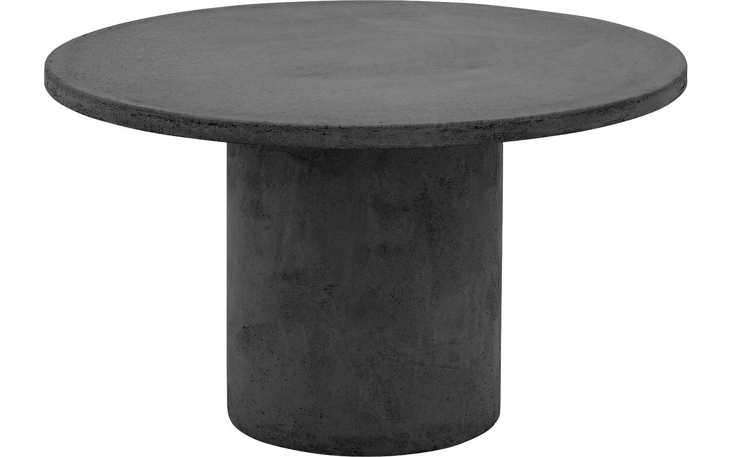 Goossens Salontafel Stone rond, beton grijs, urban industrieel, 70 x 40 x 70 cm - 8718823255133