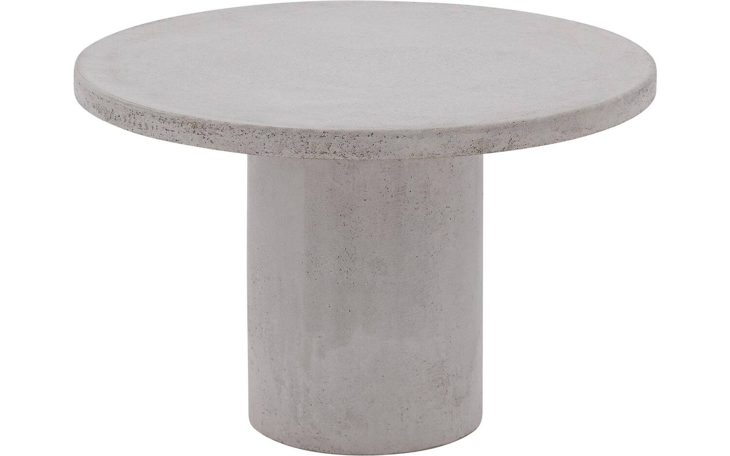 Goossens Salontafel Stone rond, beton grijs, urban industrieel, 50 x 31 x 50 cm - 8718823254297