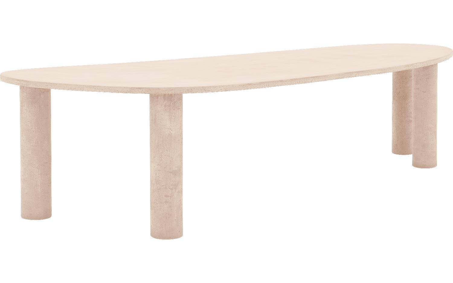 Goossens Eettafel Stone, Organisch 290 x 120 cm - 8718823254631