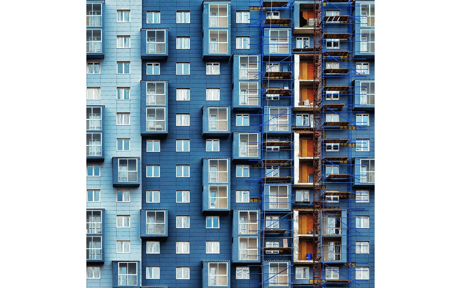 Goossens Schilderij City Blue, 74 x 74 cm - 8718823249873