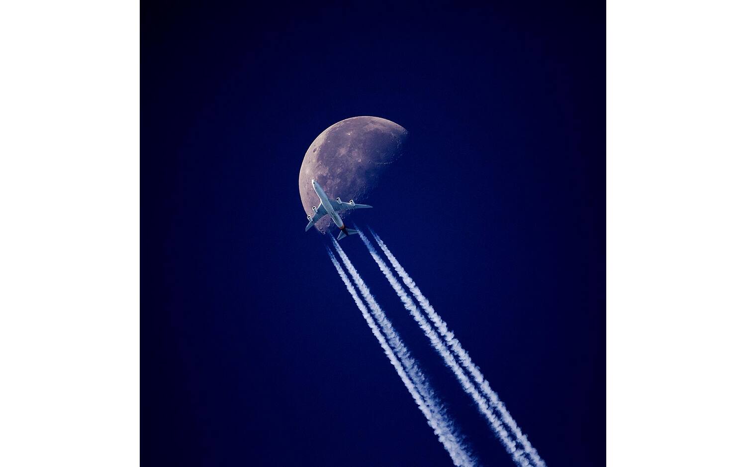 Goossens Schilderij Moon, 74 x 74 cm - 8718823250183