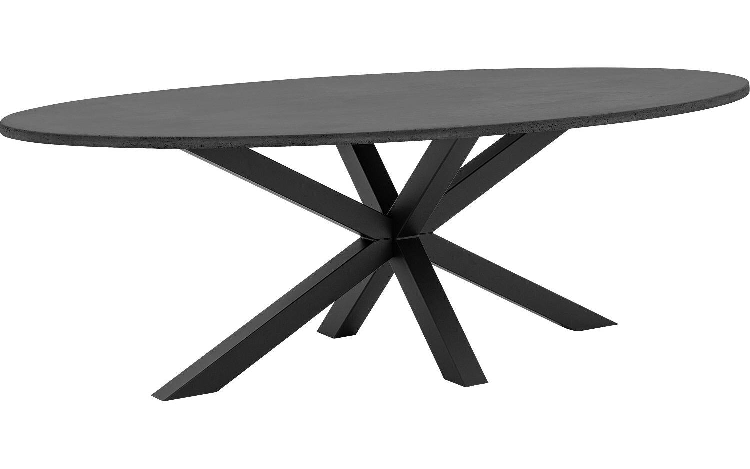 Goossens Eettafel Stone, Ovaal 240 x 120 cm - 8718823256444