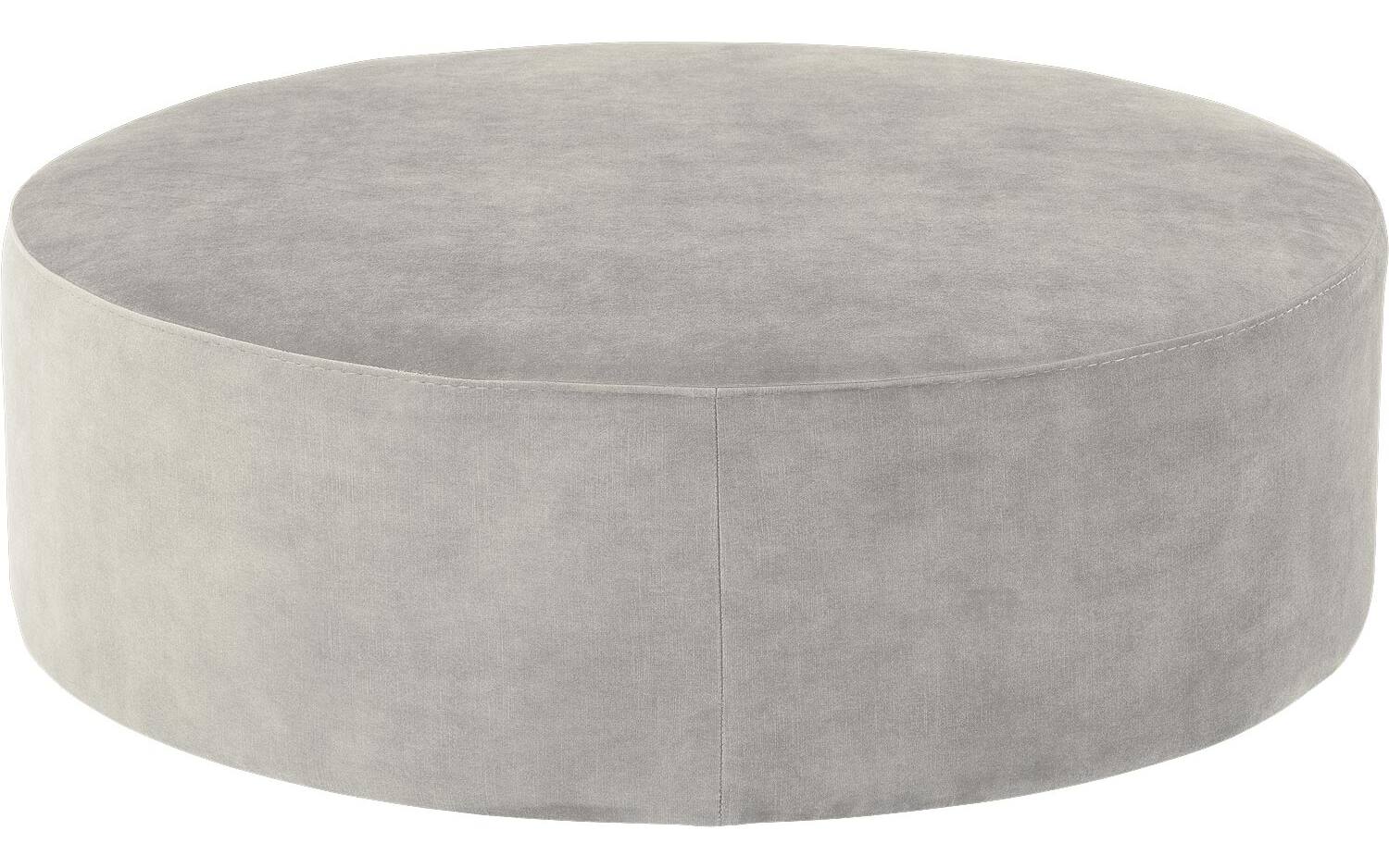 Goossens Poef Arendal, Poef ø 100 cm - 41 cm hoog