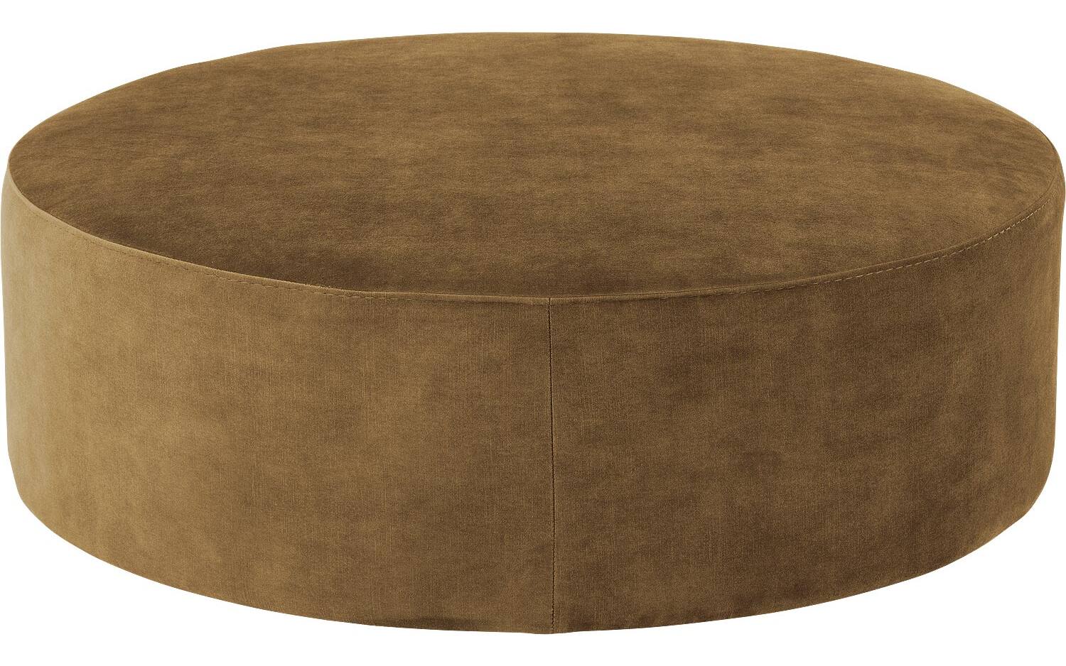 Goossens Poef Arendal, Poef ø 100 cm - 41 cm hoog