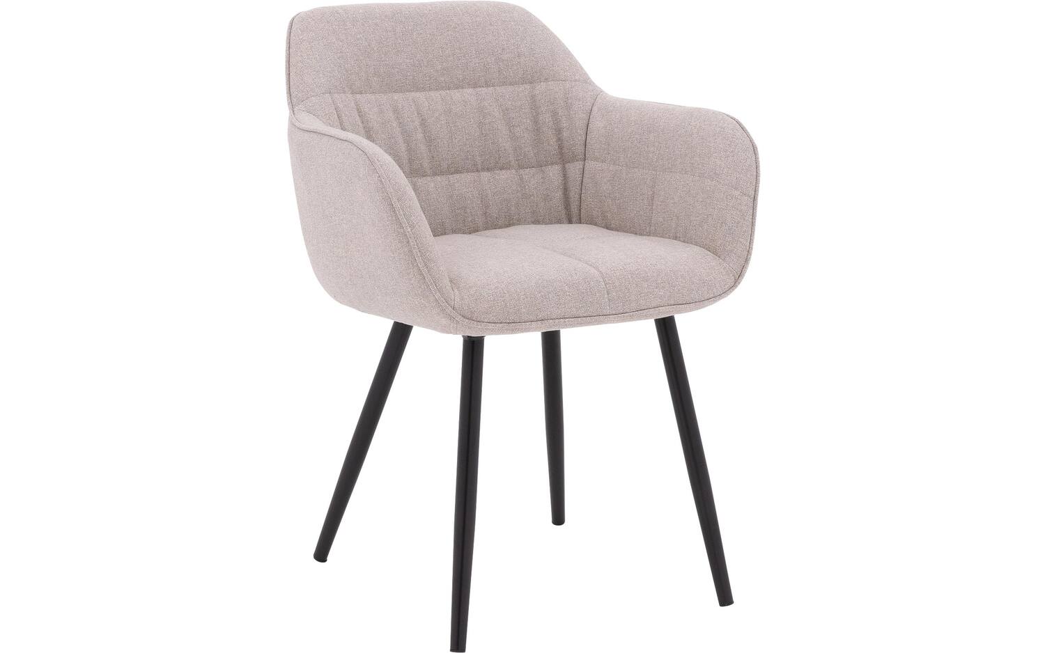 Goossens Basic Eetkamerstoel Lize, Met armleuning - 8718823286359