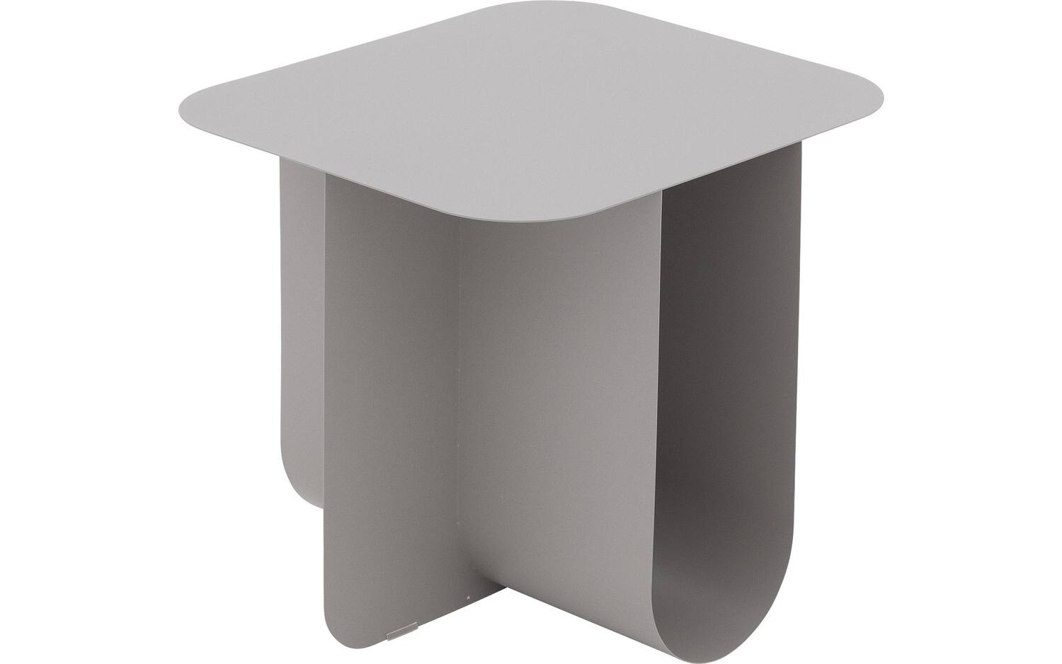 Goossens Bijzettafel Lottie, metaal grijs,, 44 x 39 x 40 cm - 8718823289947