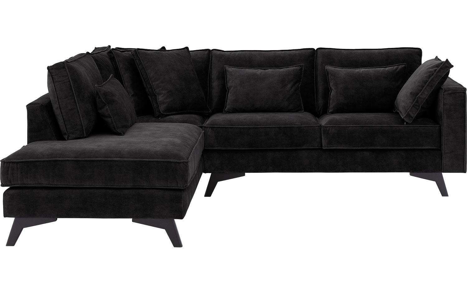 Goossens Bank Chambre grijs, stof, 2-zits, elegant chic met ligelement links - 8718823284461