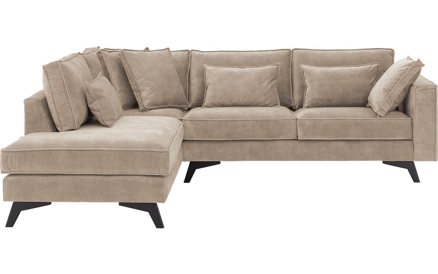 Goossens Bank Chambre beige, stof, 2,5-zits, elegant chic met ligelement links - 8718823284898