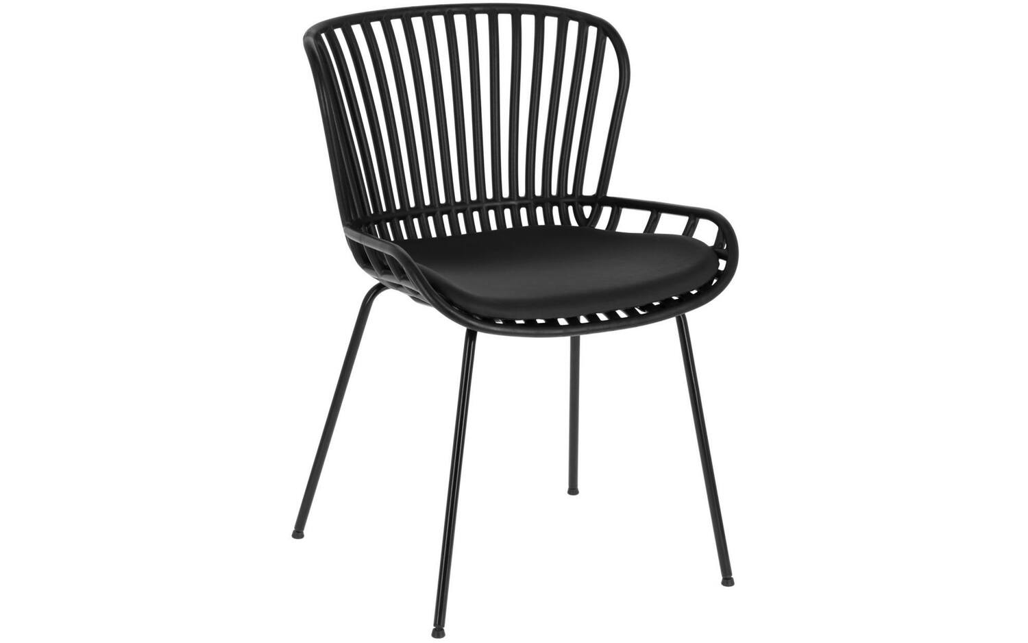 Kave Home Kave Home Eetkamerstoel Surpik zwart kunststof - 8433840600017