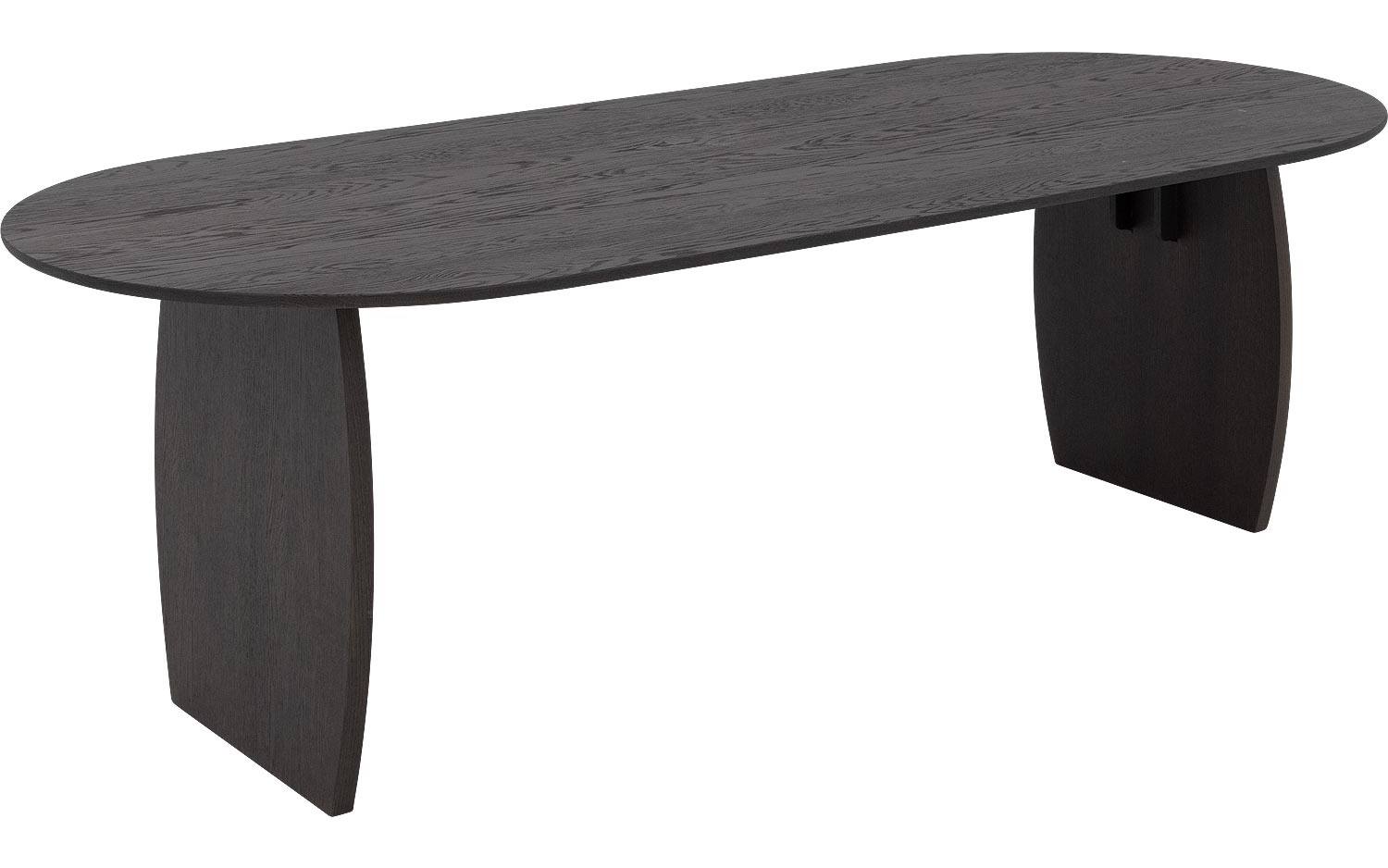 Goossens Excellent Eettafel Uniek, Semi rond 180 x 100 cm - 8718823289633