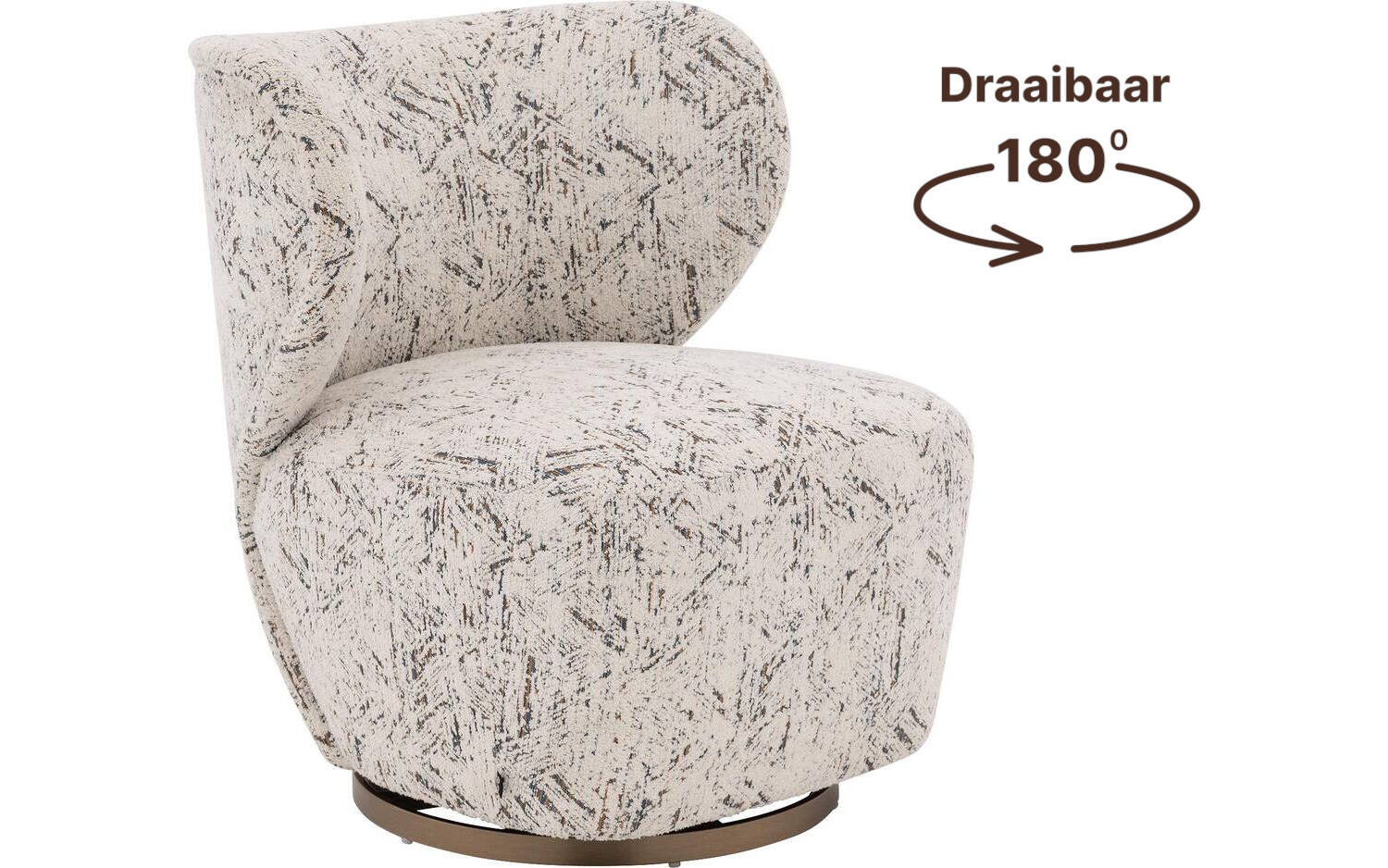 Goossens Draaifauteuil Maud, Fauteuil - 8718823292398