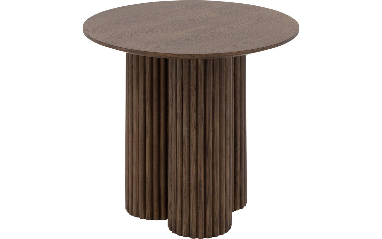 Goossens Basic Bijzettafel Melani, hout eiken bruin,, 60 x 55 x 60 cm - 8718823299335