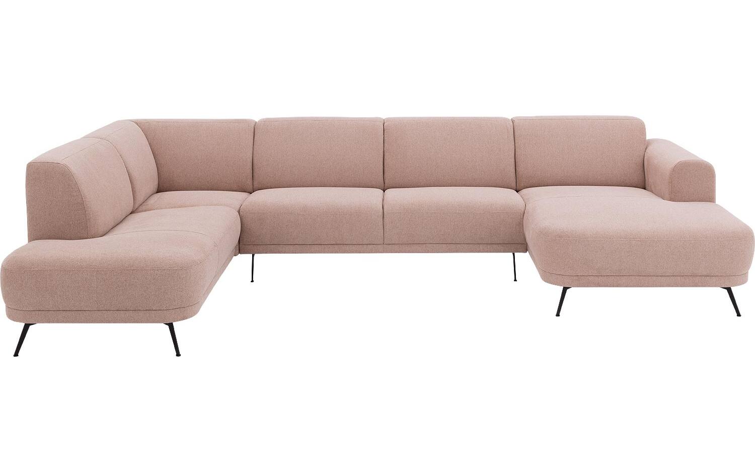 Goossens Bank Shallow roze, stof, stijlvol landelijk - 8718823292619