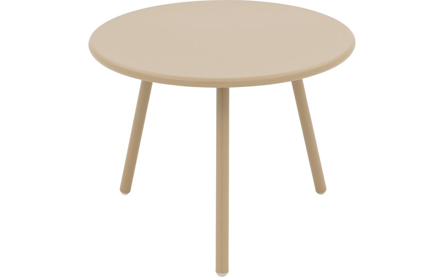 Goossens Salontafel Voor Buiten Brad rond, metaal bruin,, 60 x 45 x 60 cm - 8718823303001