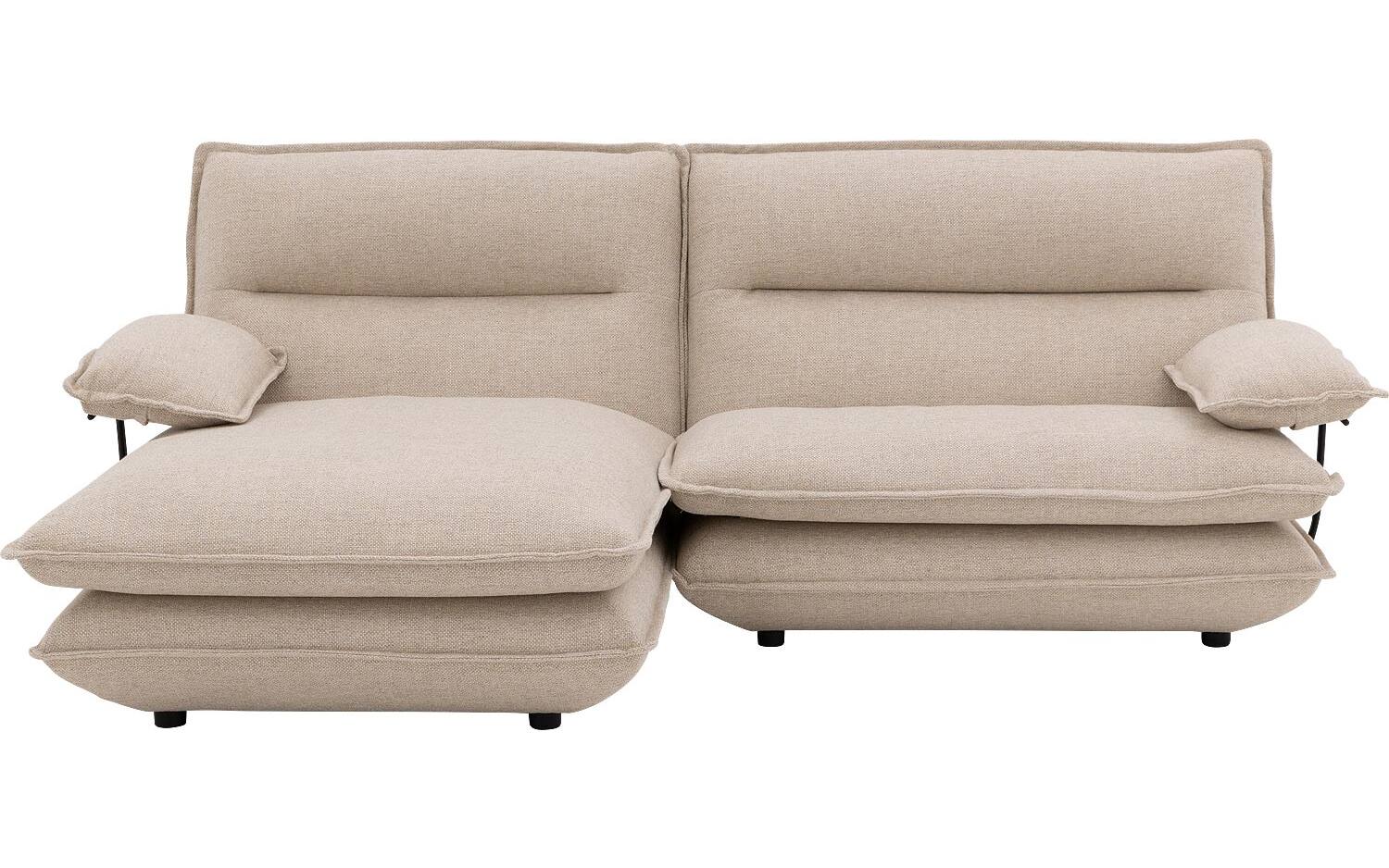 Goossens Bank Alegro beige, stof, 1,5-zits, - 8718823292435