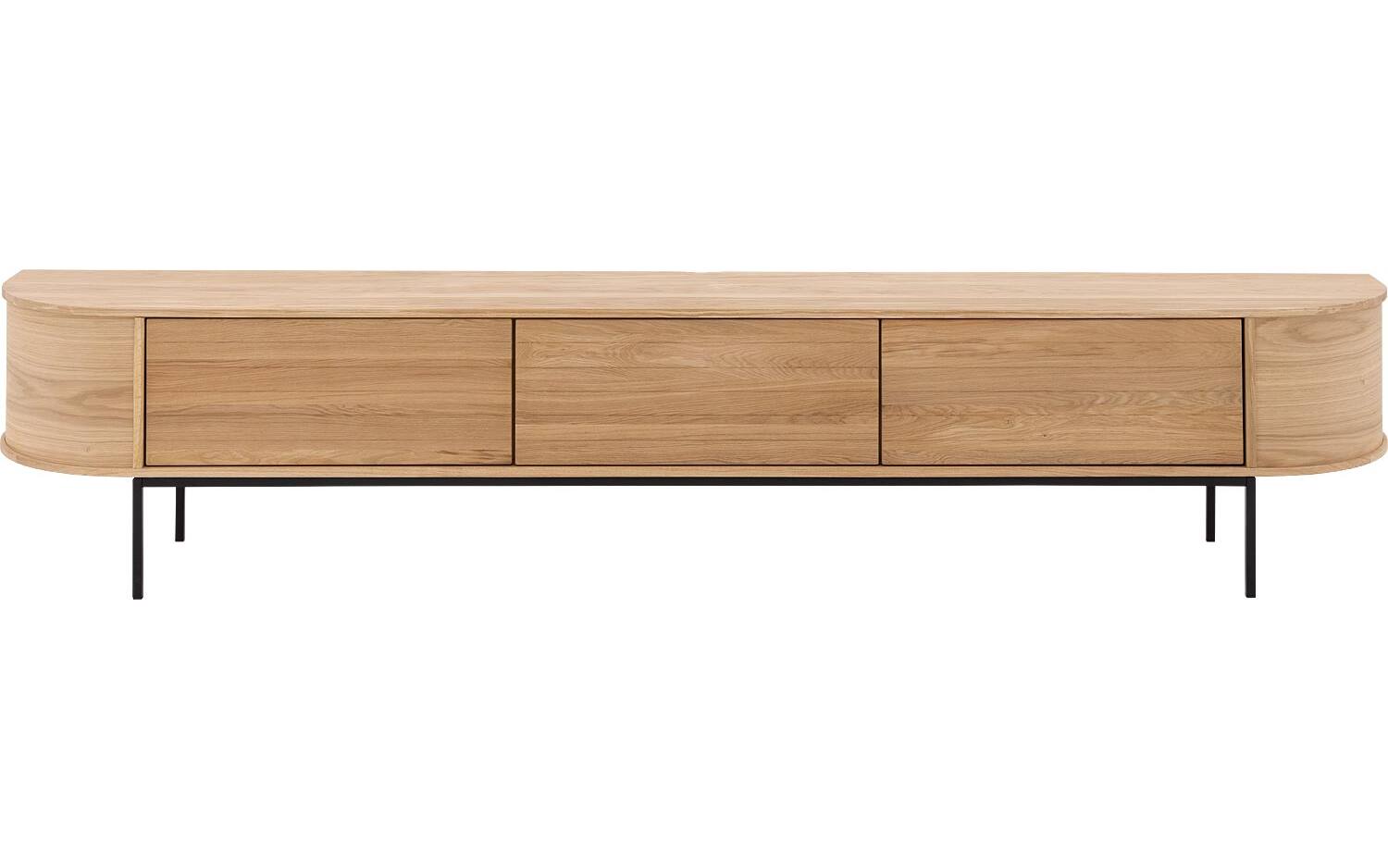 Goossens Tv Meubel Delfina, 3 kleppen staand - 8718823296259