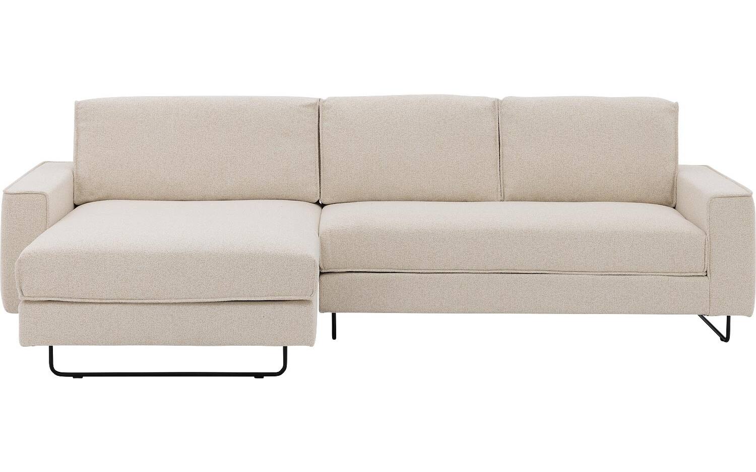 Goossens Bank Jorney beige, stof, 2,5-zits, elegant chic - 8718823319286