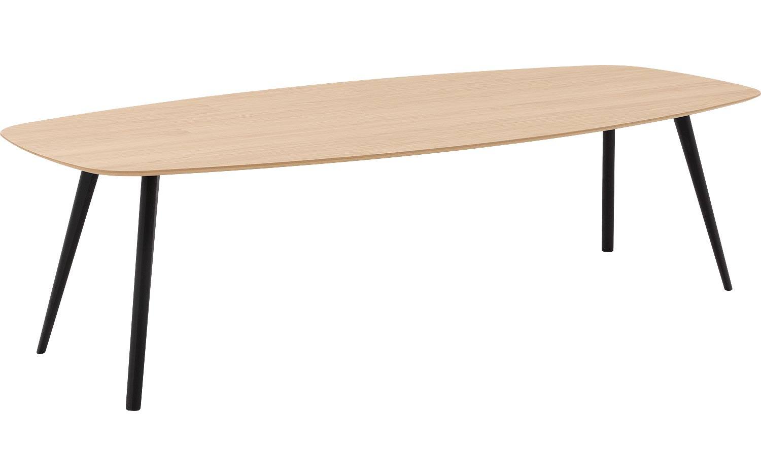 Goossens Eettafel Otranto, Semi ovaal 220 x 120 cm - 8718823318678