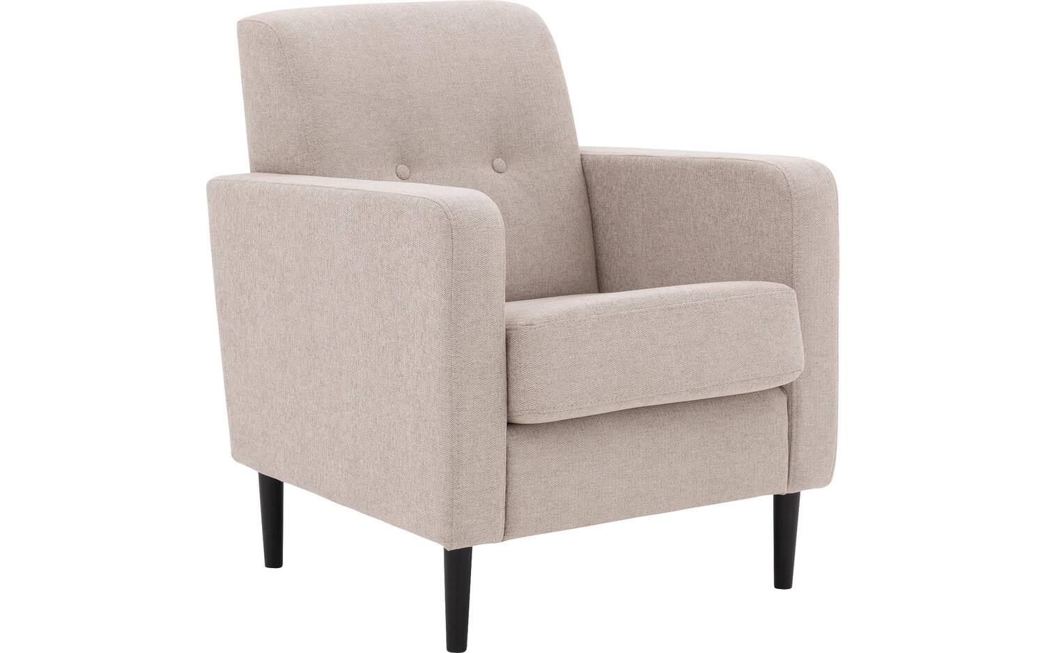 Goossens Fauteuil Hipp, Fauteuil 2 knopen in de rug - 8718823319187