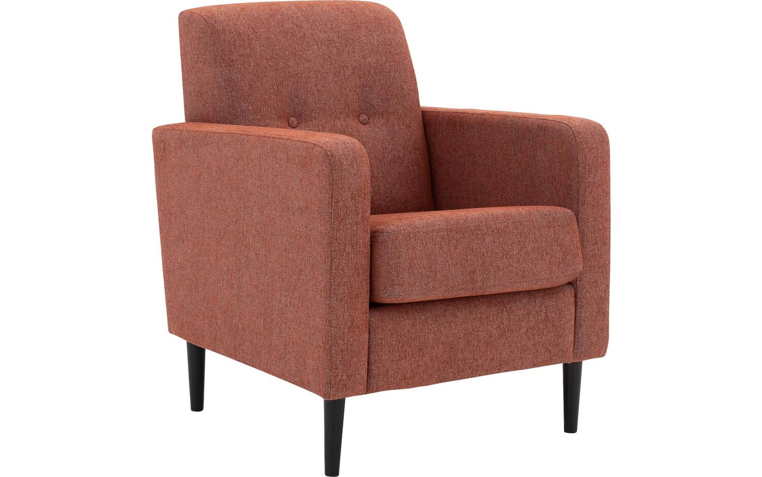 Goossens Fauteuil Hipp, Fauteuil 2 knopen in de rug - 8718823319200