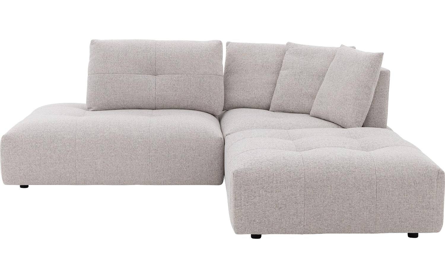 Goossens Excellent Bank Kenz Met Elektrisch Verstelbare Rug lichtgrijs, stof, modern design - 8718823320350