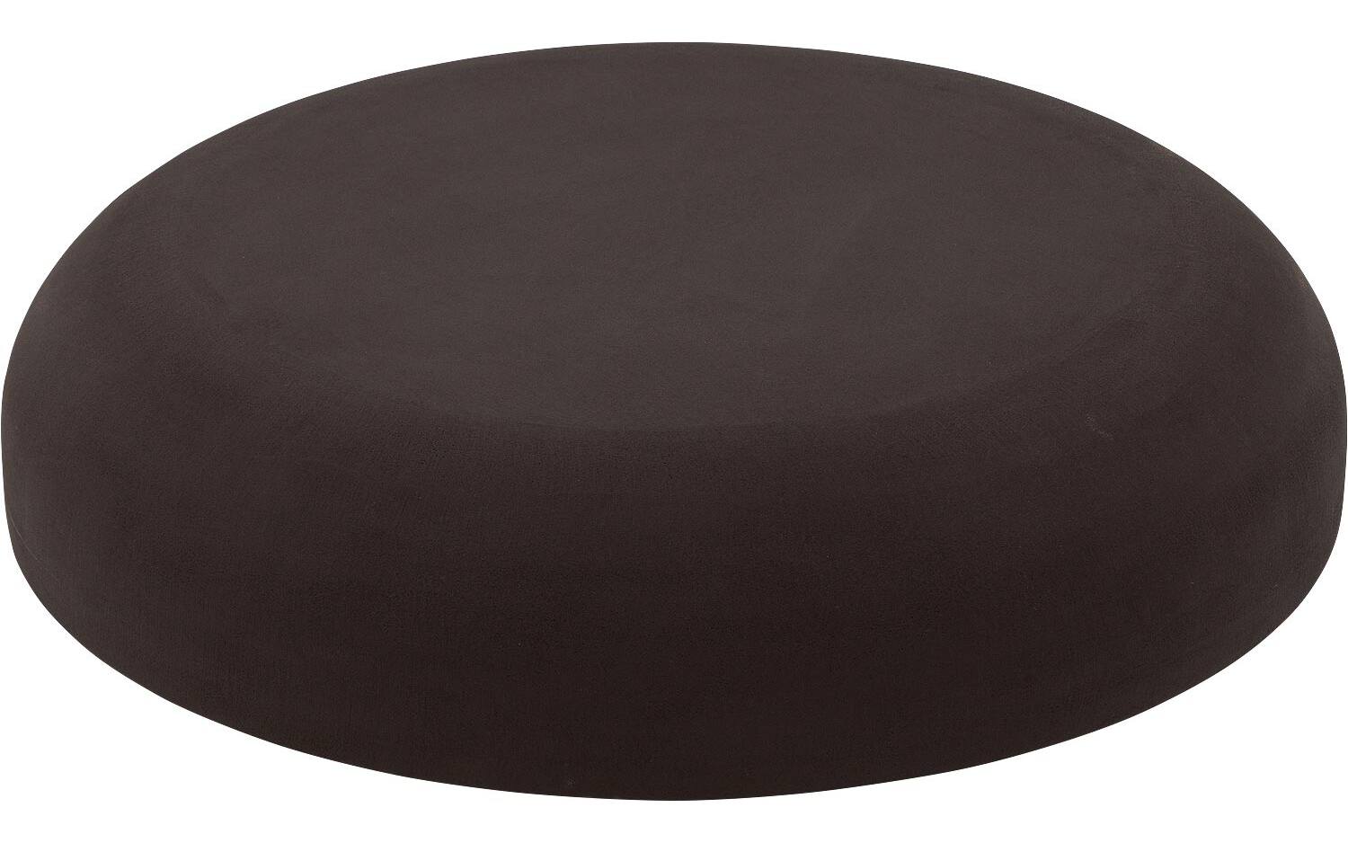 Goossens Salontafel Mushroom rond, leefbeton bruin, urban industrieel, 100 x 30 x 100 cm - 8718823321050