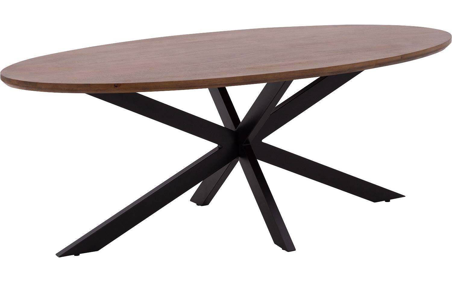 Goossens Eettafel Nilo, Ovaal 210 x 100 cm - 8718823322026