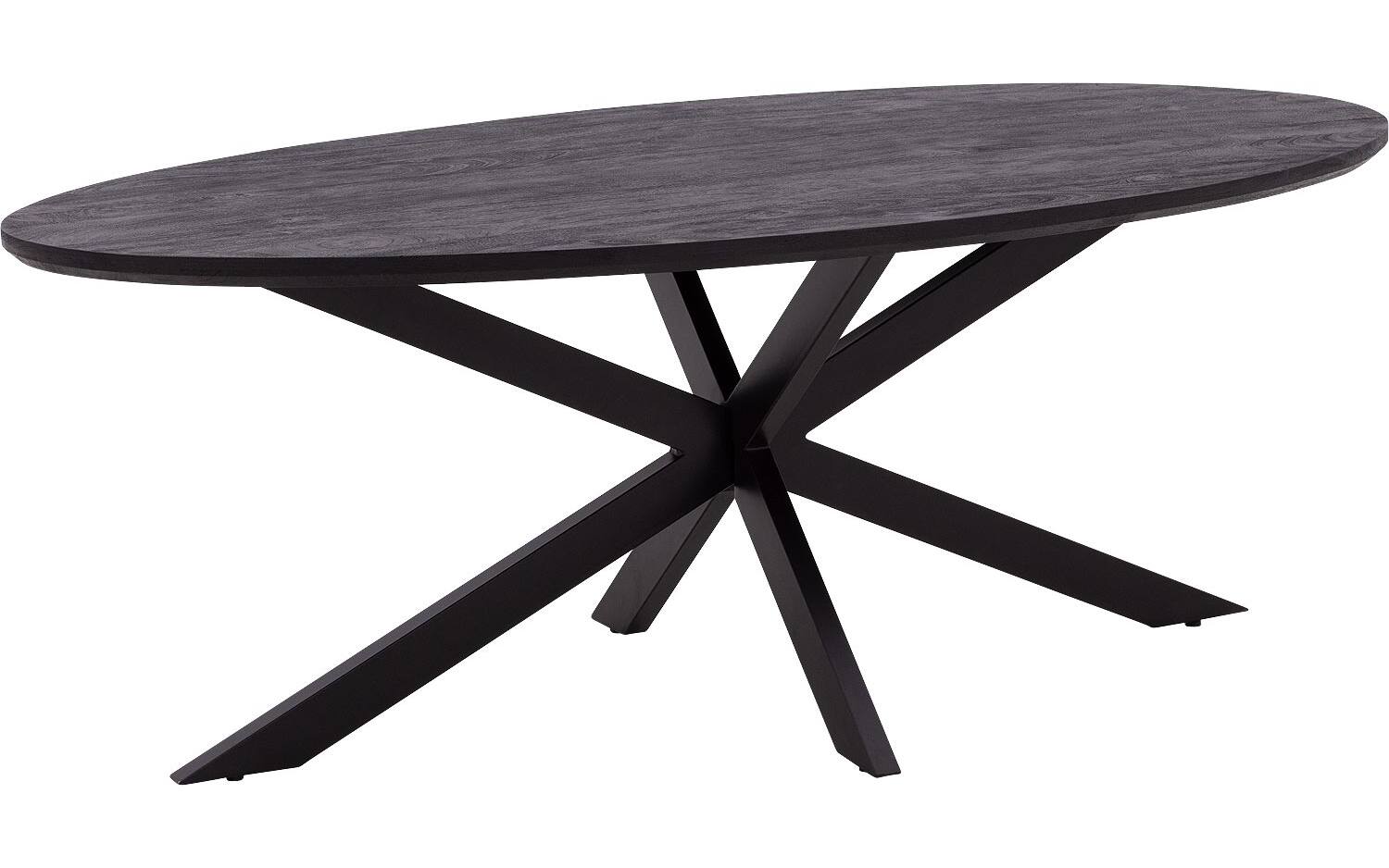 Goossens Eettafel Nilo, Ovaal 210 x 100 cm - 8718823322101