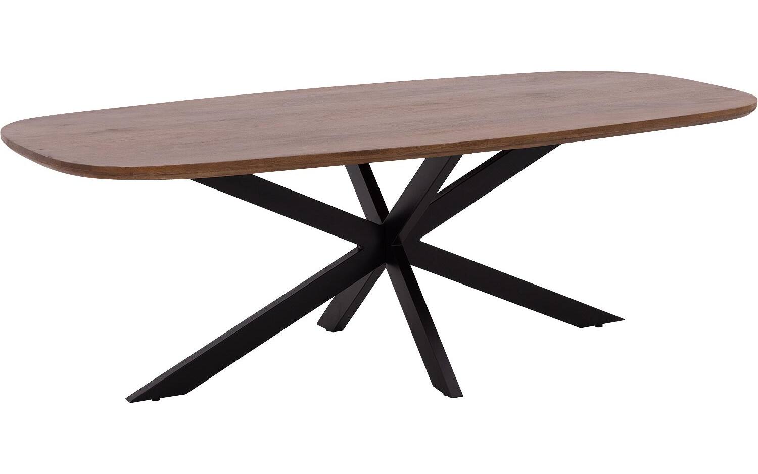 Goossens Eettafel Nilo, Semi rechthoekig 230 x 105 cm - 8718823322064