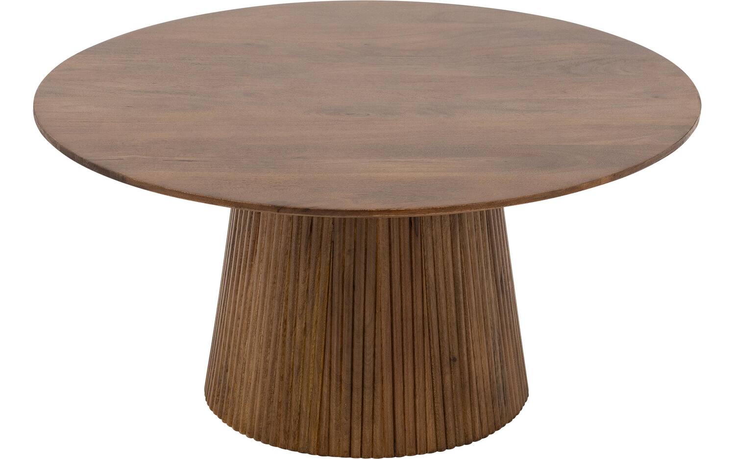 Goossens Salontafel Zaro rond, hout mango bruin,, 80 x 38 x 80 cm - 8718823322200