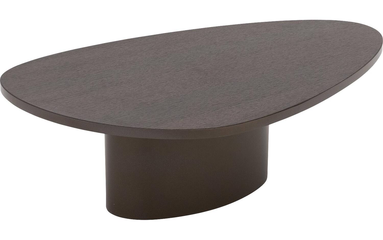 Goossens Excellent Salontafel Solea organisch, hout eiken donkerbruin, elegant chic, 100 x 30 x 60 cm - 8718823320985