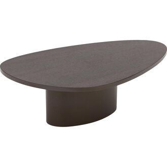 Goossens Excellent Salontafel Solea organisch, hout eiken donkerbruin, elegant chic, 100 x 30 x 60 cm - 8718823320985