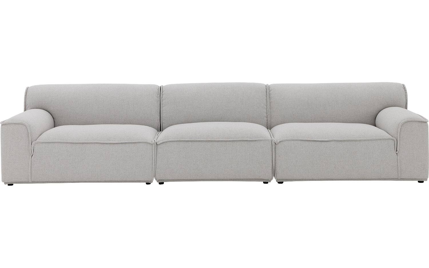 Goossens Excellent Elementenbank Sens bruin, stof, 4-zits, urban industrieel - 8718823321388
