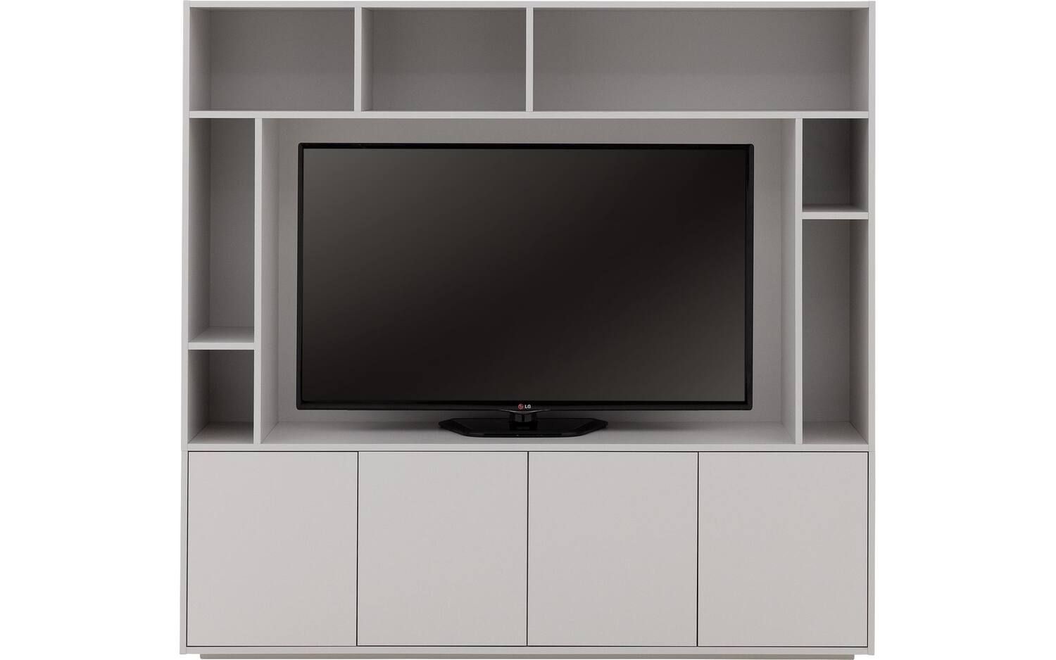 Goossens Basic Tv Meubel Madrid, 4 deuren 7 open vakken 1 tv paneel - 8718823321982