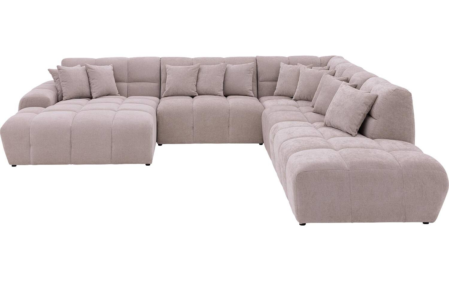 Goossens Excellent Bank Kubus beige, stof, 1,5-zits, modern design - 8718823324976