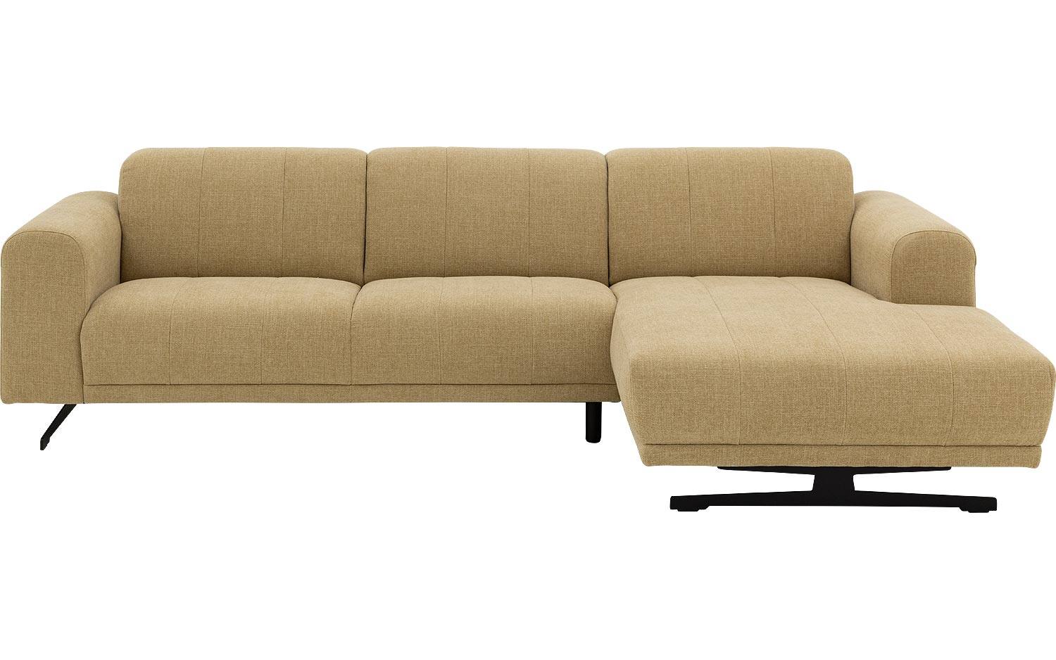 Goossens Bank Mellow geel, stof, 2-zits, stijlvol landelijk - 8718823322972