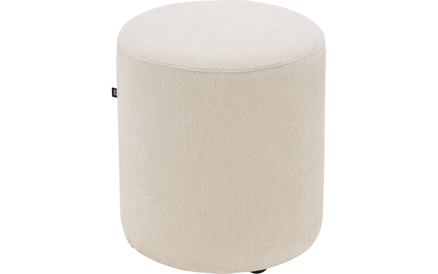 Goossens Poef Arendal, Poef ø 40 cm - 49 cm hoog - 8718823323986