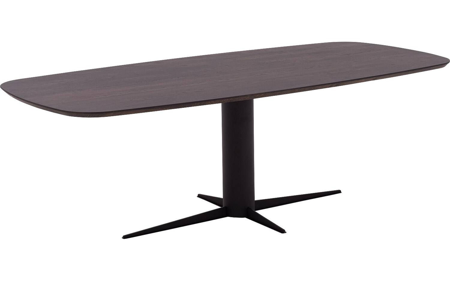 Goossens Eettafel Levi, Semi ovaal 220 x 110 cm - 8718823323825