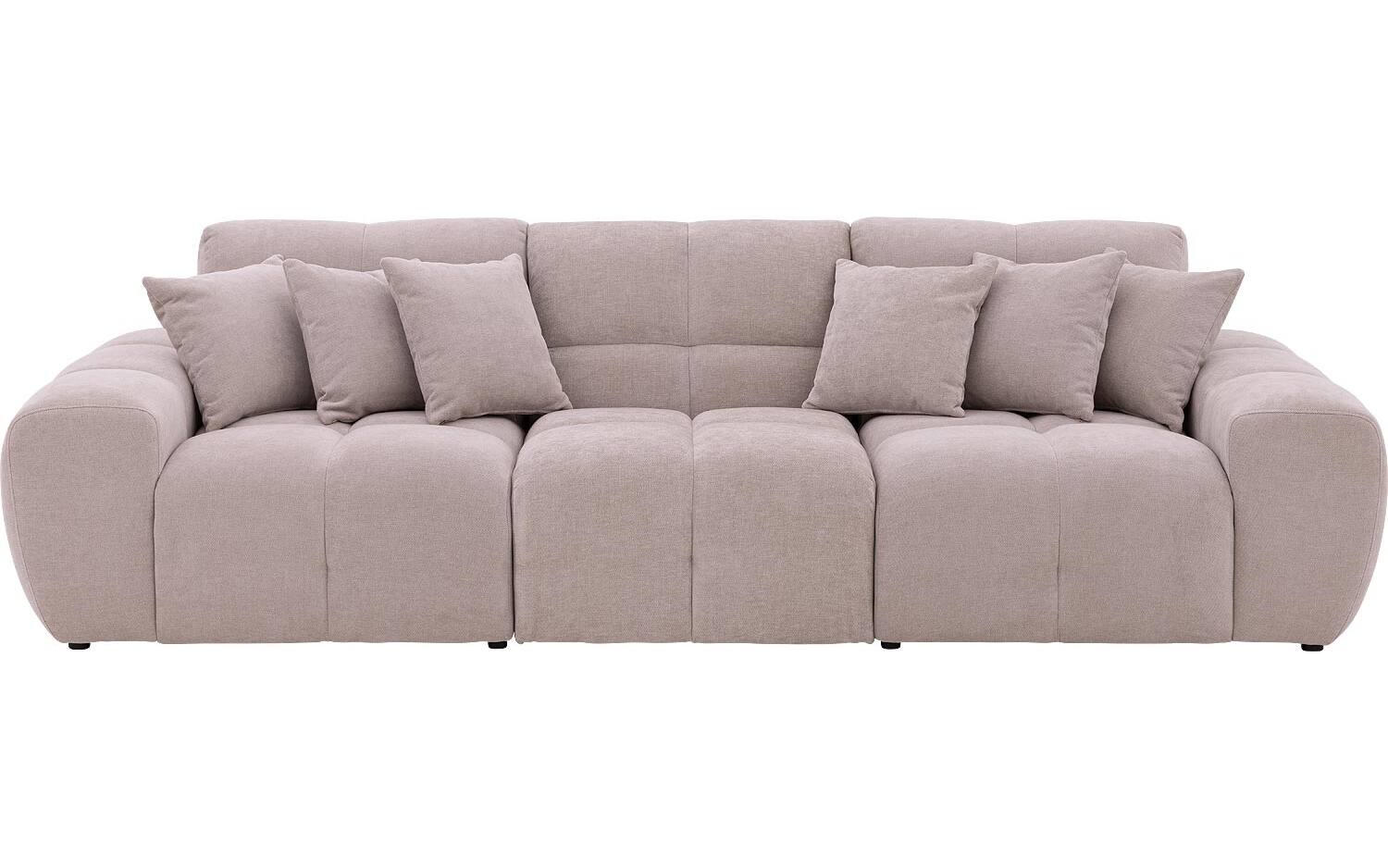 Goossens Excellent Bank Kubus beige, stof, modern design - 8718823324990