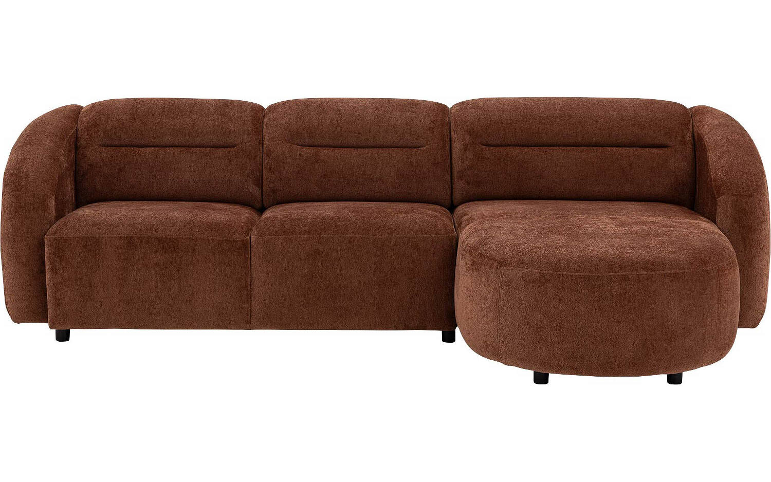 Goossens Bank Zitra bruin, stof, - 8718823330397